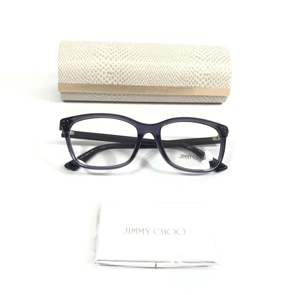 Jimmy Choo Eyeglasses Frames JC3048U 5087 Transparent Prune Purple 54-17-140